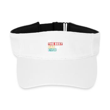 Le Meilleur Papa  - Visière de sport recyclée - blanc - Devant