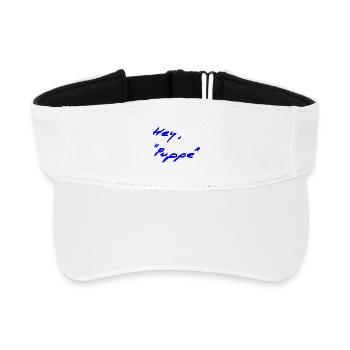 Begrüßung - anders - Recyceltes Visor Cap - Weiß - Vorne