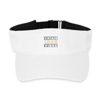 Jubiläum 1946 – 80 Jahre - Recyceltes Visor Cap - Weiß - Vorne