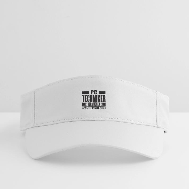 Service Technician Support Solution Quote Service PC Recycled Sun Visor Cap