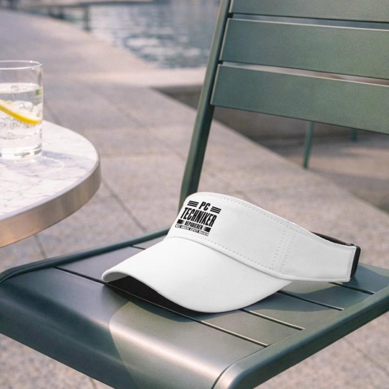 Service Technician Support Solution Quote Service PC Recycled Sun Visor Cap