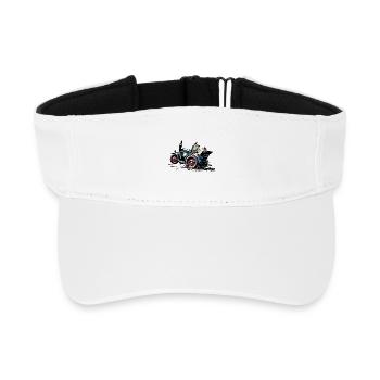 Lanz Traktor Bulldog Power - Recyceltes Visor Cap - Weiß - Vorne