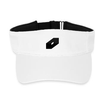 Eye Trick - Recycled Sun Visor Cap - white - Front