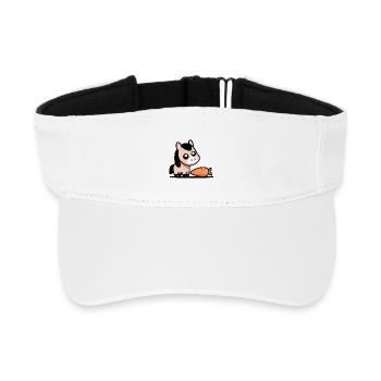 Cheval à la carotte - Visière de sport recyclée - blanc - Devant