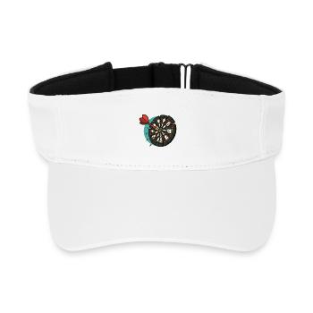 Bullseye Breaker - Recyceltes Visor Cap - Weiß - Vorne