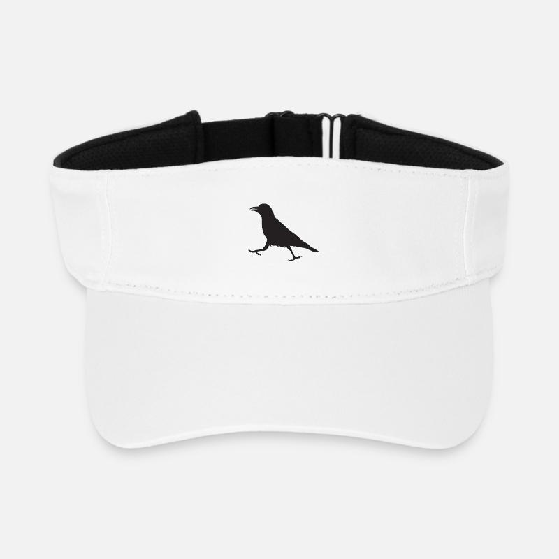 Corbeau I - Visière de sport recyclée - blanc