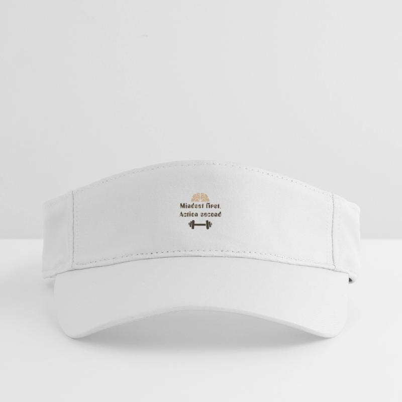 MIndsetFirstActionSecond_20250924 Recyceltes Visor Cap