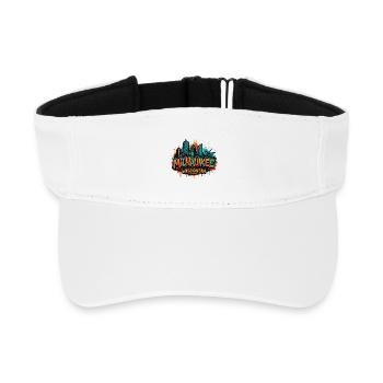 Milwaukee Skyline Splash Wisconsin - Recycled Sun Visor Cap - white - Front