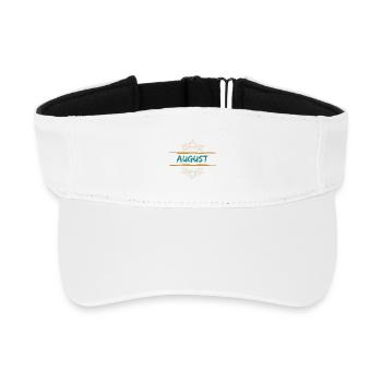 Août août - Visière de sport recyclée - blanc - Devant