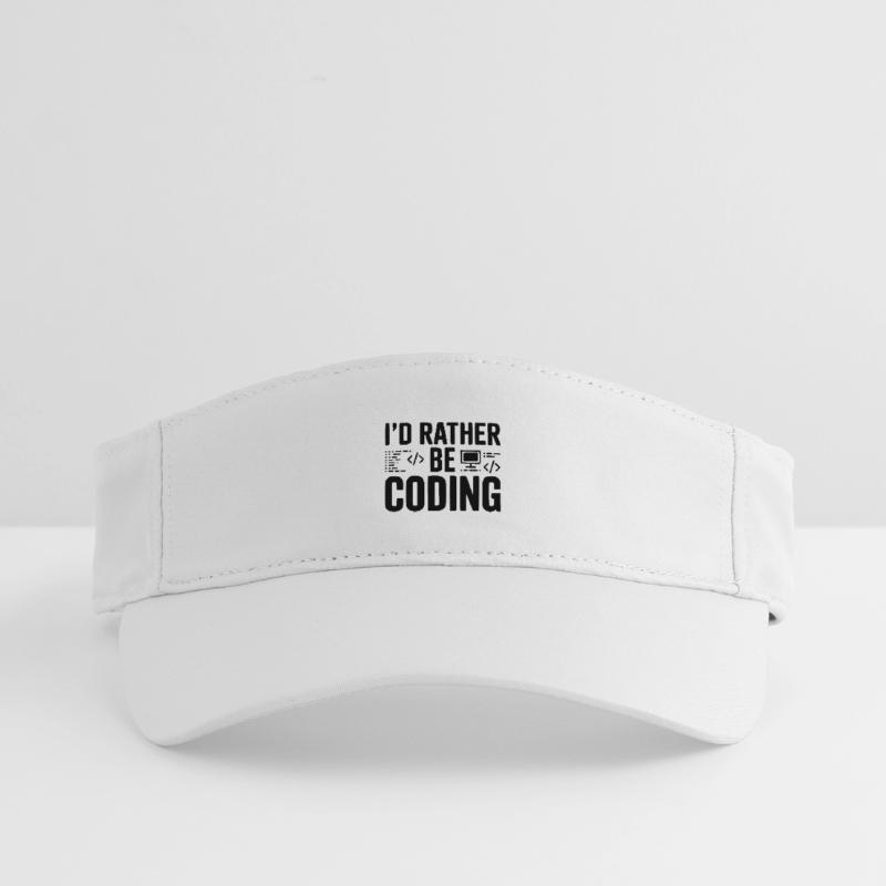 Je préfère coder Visière de sport recyclée
