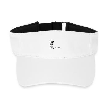 Funk - Recycled Sun Visor Cap - white - Front