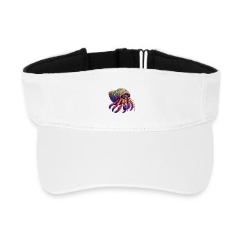 Einsiedlerkrebs - Recyceltes Visor Cap - Weiß - Vorne
