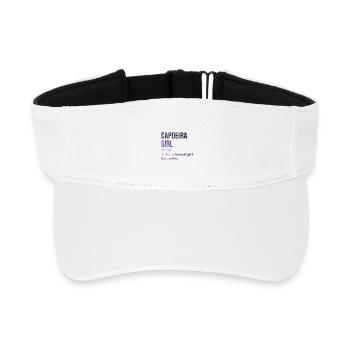 Capoeira - Recyceltes Visor Cap - Weiß - Vorne