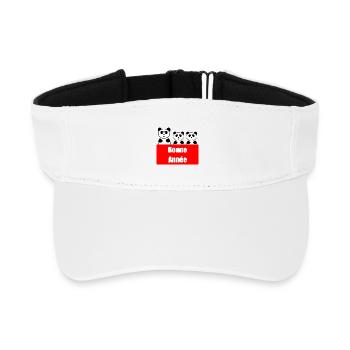 HAPPY NEW YEAR. BEST WISHES. NEW YEAR'S EVE - Recycled Sun Visor Cap - white - Front