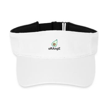 CRAZY FRUITS Kollektion - Recyceltes Visor Cap - Weiß - Vorne