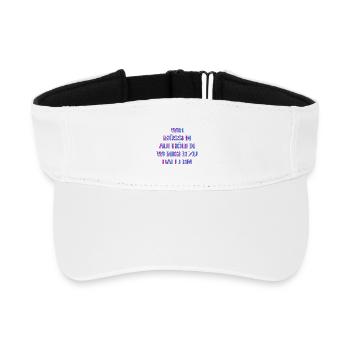 Hardtekk Tekk - Recyceltes Visor Cap - Weiß - Vorne