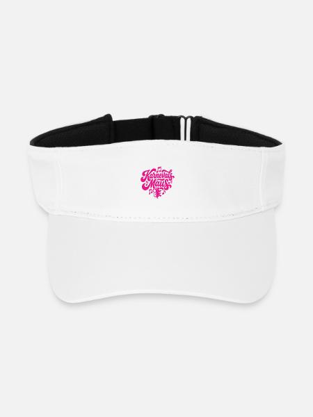 Karnevals Maus Karnevalsmaus Karneval Party Tanzen - Recyceltes Visor Cap - Weiß