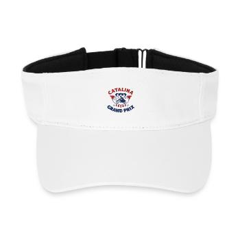 Catalina Grand Prix Vintage Moto 1957 - Recycled Sun Visor Cap - white - Front