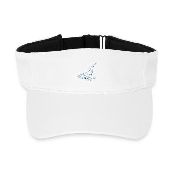 Hope - Recycled Sun Visor Cap - white - Front