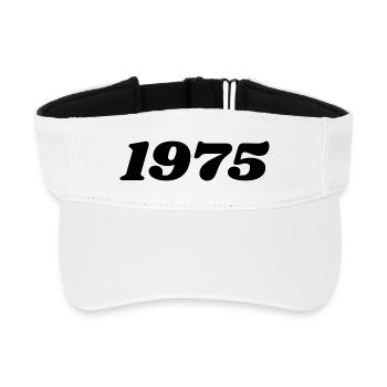 1975 - Recycled Sun Visor Cap - white - Front