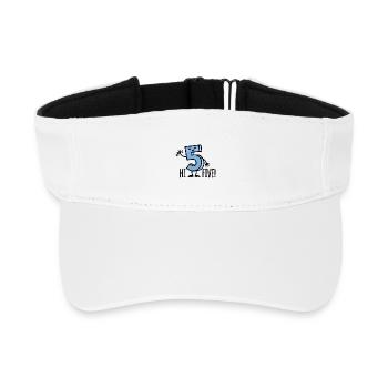 Hi Five! - Recycled Sun Visor Cap - white - Front
