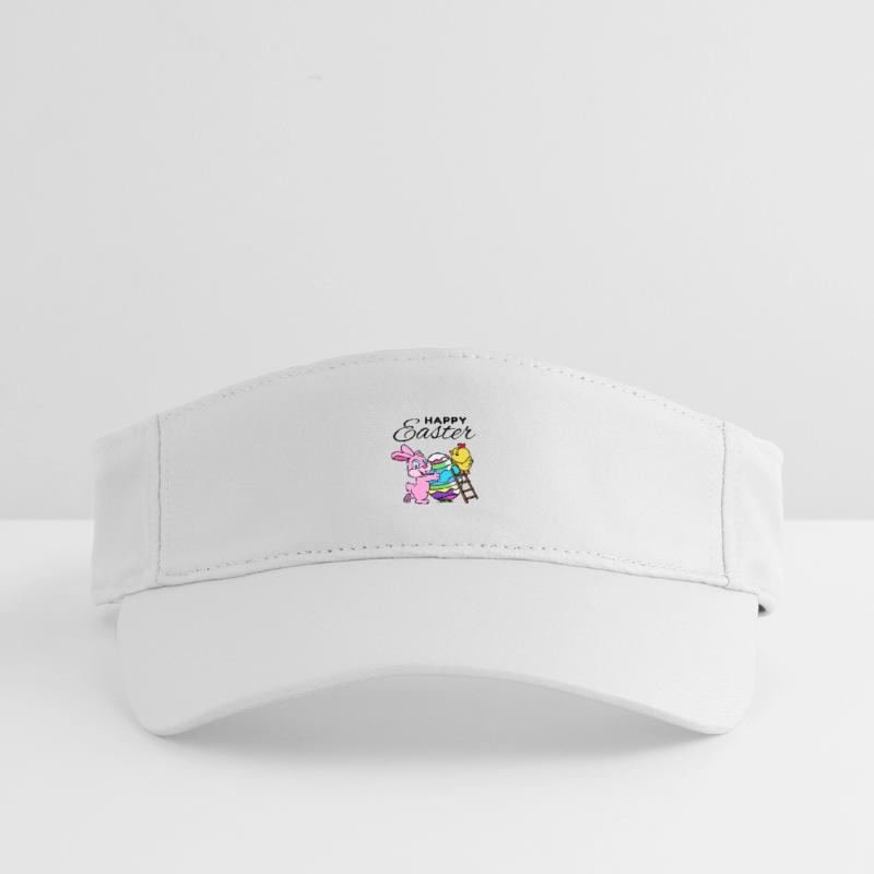 Happy Easter Easter Bunny Easter Chick Sweet Recycled Sun Visor Cap