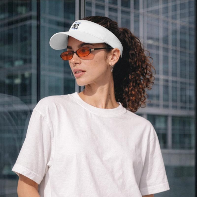 Charles Darwin Evolution textile gift idea Recycled Sun Visor Cap