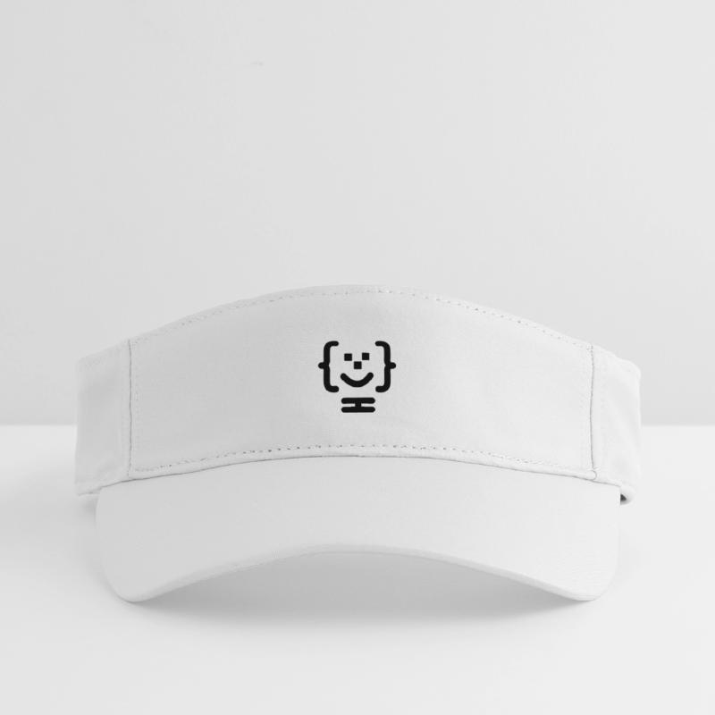 Code-Logo des Hauptprogrammierers Recyceltes Visor Cap