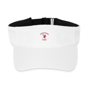 TRONDHEIM Norwegen Norvège Norge - Visière de sport recyclée - blanc - Devant