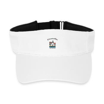 Dortmund, kultiges Wasserschloss Haus Rodenberg - Recyceltes Visor Cap - Weiß - Vorne
