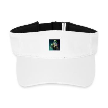 Personification of the forest - Recycled Sun Visor Cap - white - Front