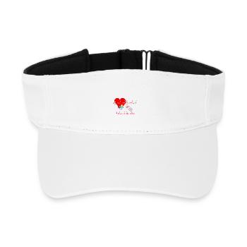 Assistentin für Kinderbetreuung - Recyceltes Visor Cap - Weiß - Vorne
