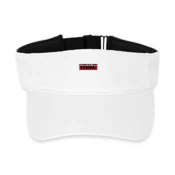 Senpai Statement Mangastyle Anime Japan Comic - Recyceltes Visor Cap - Weiß - Vorne