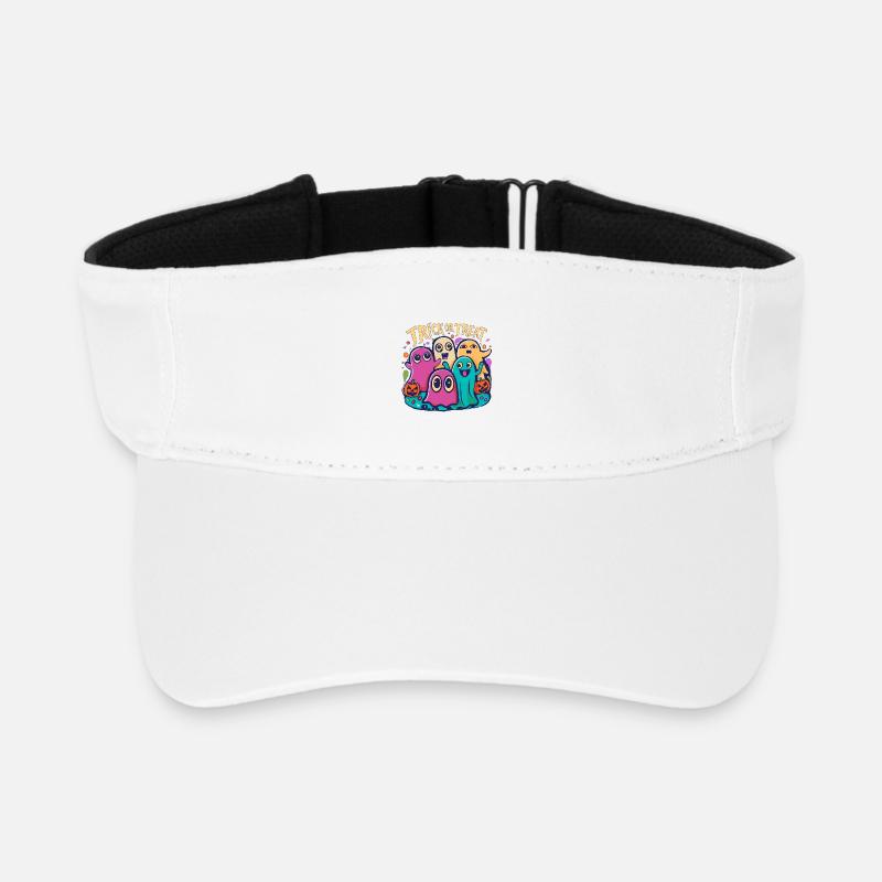 Ghosts - Recycled Sun Visor Cap - white