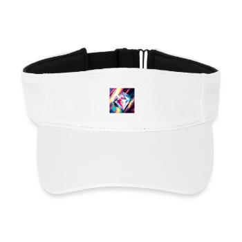 Diamant - Recyceltes Visor Cap - Weiß - Vorne
