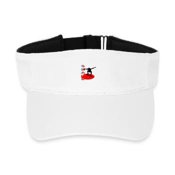 SKATE - Recyceltes Visor Cap - Weiß - Vorne