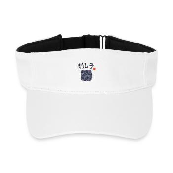 Sashiko - Japanese Embroidery - Embroidery - Japan - Recycled Sun Visor Cap - white - Front