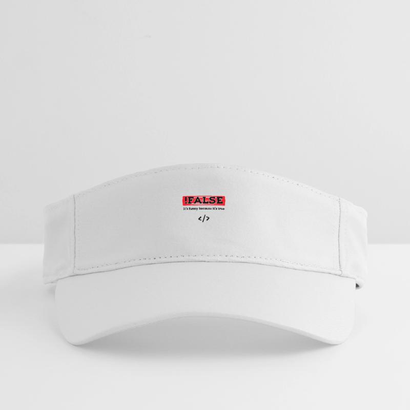 Code Debug Programmer Developer Funny Sayings Recycled Sun Visor Cap