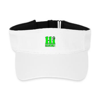 SCHULE REALSCHULE FUßBALL - Recyceltes Visor Cap - Weiß - Vorne