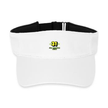 Haut Garonnais râleur - Visière de sport recyclée - blanc - Devant