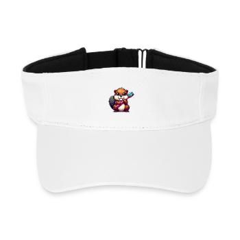 Bieber - Recyceltes Visor Cap - Weiß - Vorne