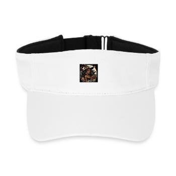 Exotische Hexe - Recyceltes Visor Cap - Weiß - Vorne