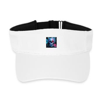 Crâne de Domo arigato - Visière de sport recyclée - blanc - Devant