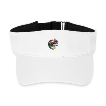 Caméléon - Visière de sport recyclée - blanc - Devant