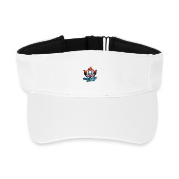 Don't Grow Up - Recycled Sun Visor Cap - white - Front