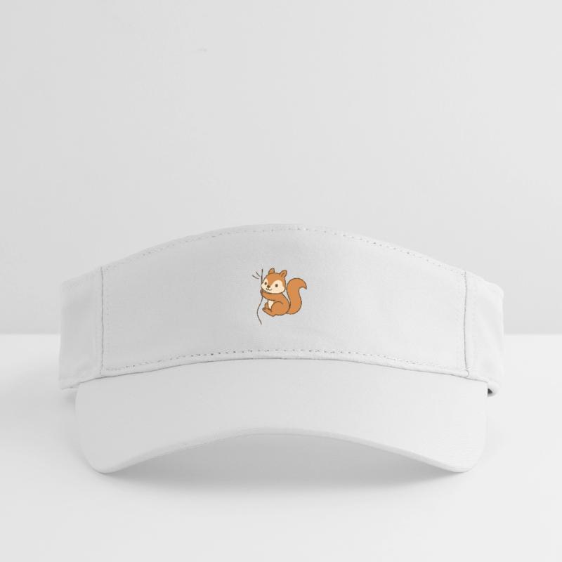 Eingekuschelt Eichhörnchen Recyceltes Visor Cap