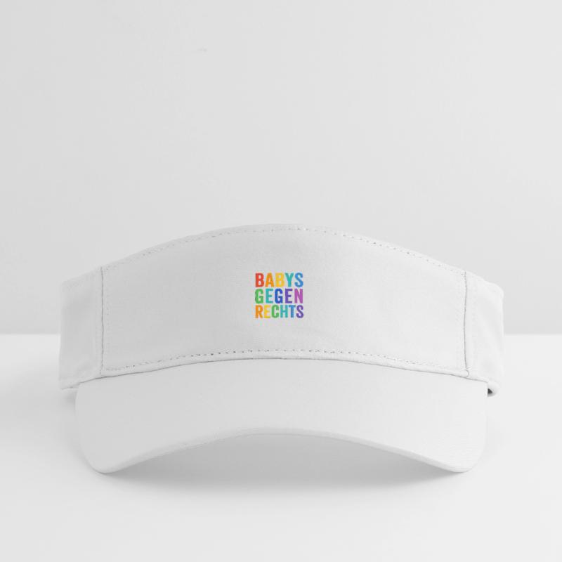 Colourful commitment to diversity Recycled Sun Visor Cap