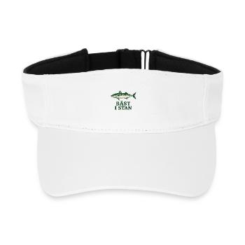 Die besten der Stadt - Recyceltes Visor Cap - Weiß - Vorne