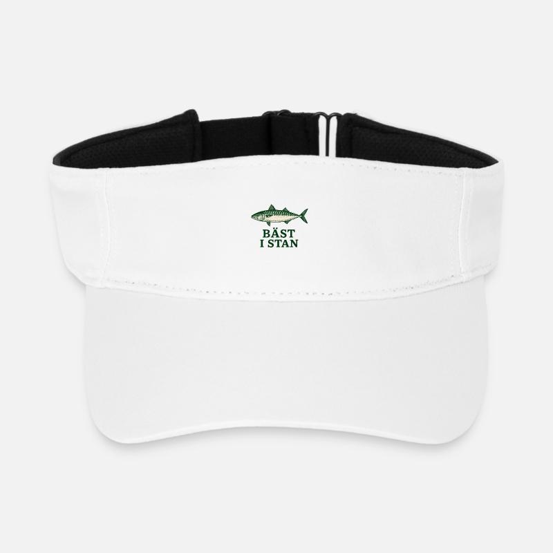 Le meilleur de la ville - Visière de sport recyclée - blanc