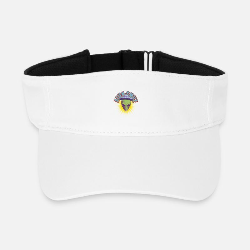 Alien Smile - Recycled Sun Visor Cap - white